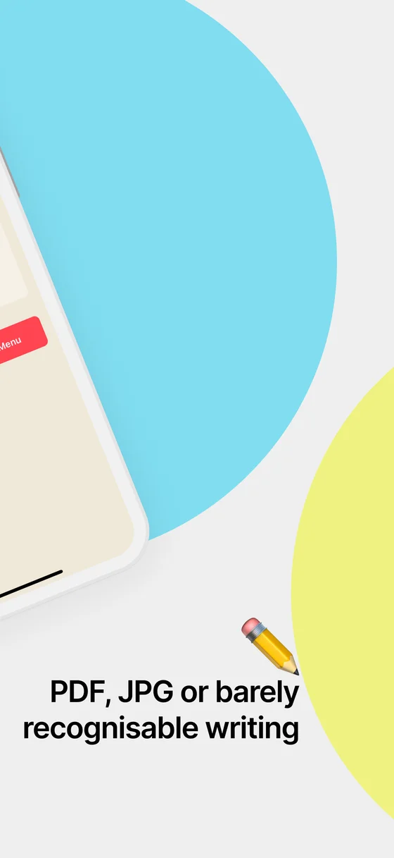 mm food app screenshot showing menu analysis